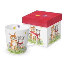 Bild von O´Malley & Friend Katzen Porzellanbecher mit Geschenkkarton Trendmug